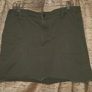 Cargo Green Skirt